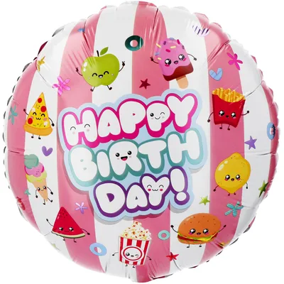 Produktbild von 18"/Ø45cm Folienballon "Kawaii Party"