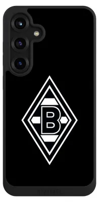 Produktbild von NIVOCASE Handyhülle für Samsung Galaxy S25+ Hülle NIVOpure Case Schwarz Borussia Mönchengladbach Gladbach Wappen