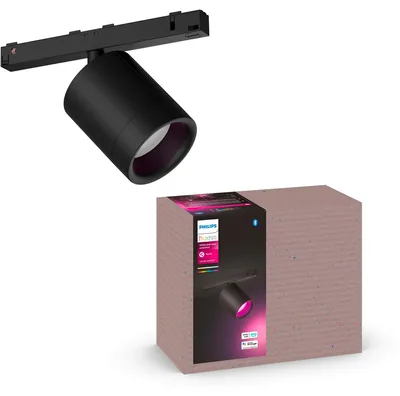 Obrázok produktu pre Philips Hue White and colour ambience 8719514407442, Inteligentný svetelný bod, Bluetooth/Zigbee, Čierna, Integrovaná LED, Kov, Žiarovky bez možnosti výmeny