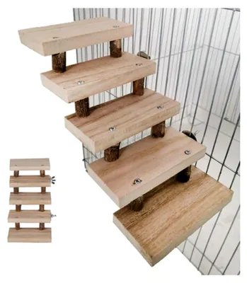 Produktbild von Holzspielzeug für Hamster und Vögel – Kletterleiter für Haustiere