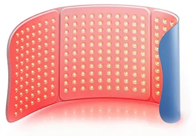 Produktbild von Massagematte - Rotlicht und Nahinfrarotlicht - 660/850 nm - 45 °C Wärmekompresse - 3 Wärmestufen - 76 x 30 cm - 220-V-UK-Stecker