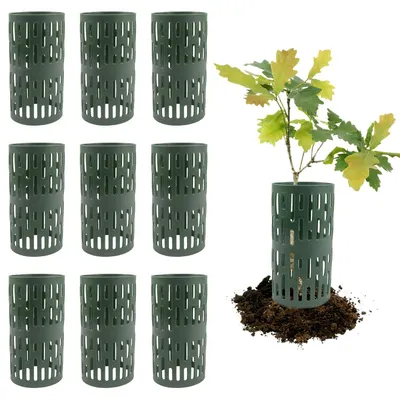 Image de Lot de 9 protections pour arbres, adaptées aux troncs et aux écorces