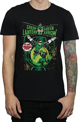 Produktbild von DC Comics - T-Shirt für Herren BI1671 (XL) (Schwarz)