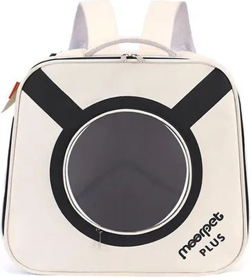 Image de Sac à dos INF pour le transport des animaux de compagnie - portable et confortable Noir