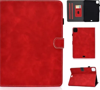 Produktbild von Mobigear Folio iPad Air 4 (2020) Hülle Klapphülle + Stifthalter - Rot