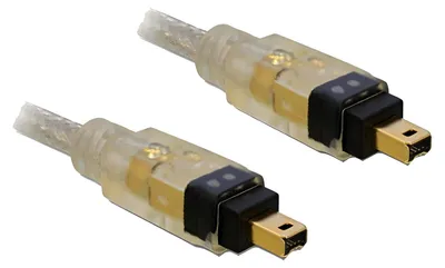 Produktbild von DeLOCK FireWire, 2.0m, Grau, Männlich/Männlich, 2 m