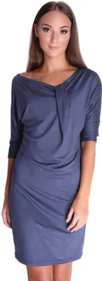 Immagine prodotto di Damen Kleid Mini-Kleid Elegante ; Grafit/XL/XXL 42/44