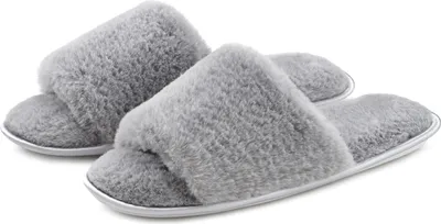 Produktbild von Vivance Dreams Pantolette Hausschuh, Pantoffel, grau Größe 42/43