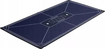Produktbild von Poker-Tischdecke – 120 x 60 cm – Blau