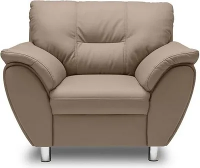 Produktbild von Sessel Polstersessel SARAH aus Kunstleder Beige