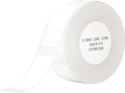 Produktbild von NIIMBOT Etikettenrolle für Etikettendrucker 008-7002101 weiß, 15,0 x 30,0 mm, 1 x 210 Etiketten
