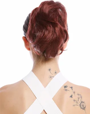 Produktbild von WIG ME UP Zopf Pferdeschwanz kurz voluminös wellig Rotbraun 1028-V-35