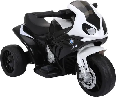Immagine prodotto di Fortuna Lai Moto elettrica per bambini BMW S1000RR Moto elettrica con musica, fari, moto elettrica per bambini dai 18 ai 36 mesi Nero
