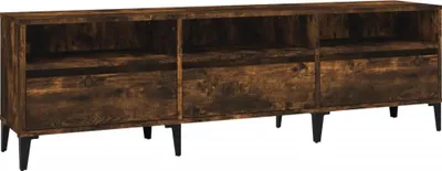 Obrázek produktu pro vidaXL TV skříňka kouřový dub 150x30x44,5 cm odvozený výrobek ze dřeva