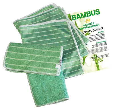 Zdjęcie produktu dla Zestaw ściereczek do czyszczenia z bambusa Muxel®