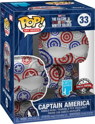Produktbild von Marvel Studios The Falcon And The Winter Soldier - Captain America 33 Special Edition Art Series - Funko Pop! - Vinyl Figur