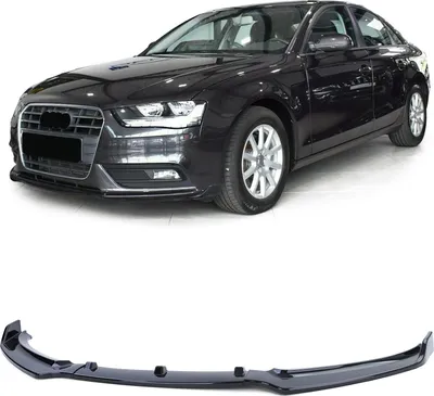 Produktbild von Frontspoiler Performance Spoiler Lippe Schwarz Glanz für Audi A4 B8 8K 11-15