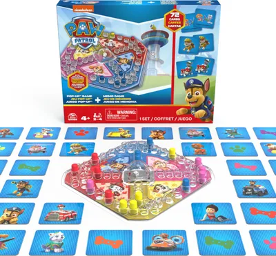 Produktbild von Games Paw Patrol Pop-up- und Memory-Spielepaket von , Chase Skye Nickelodeon Paw Patrol-Kinderspielzeuge, für Vorschulkinder, Brettspiel, Genreübergreifend, 4 Jahr(e)