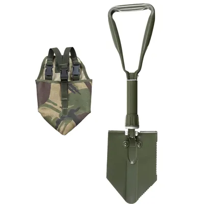Produktbild von MFH BW Klappspaten, 3-teilig, oliv, mit er Tasche