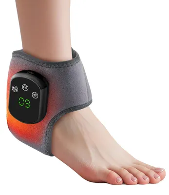 Immagine prodotto di Massaggiatore elettrico per i piedi, con riscaldamento, 5 livelli di temperatura, 3 modalità di vibrazione, colore grigio