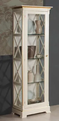 Immagine prodotto di Massive Holz Vitrinen Glas Schrank Echtholz Vitrine Wohnzimmer Möbel Anrichte