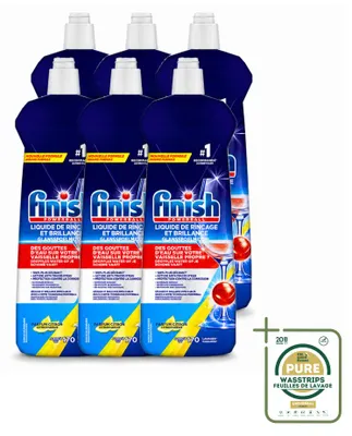 Produktbild von 6 x Finish Glanzspüler Zitrone - 800 ml - Vorratspackung - 6 Stücke