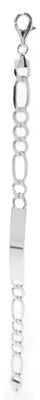 Produktbild von Miamar SAB12 Herren Armband Gravurarmband Silber 20,5 cm