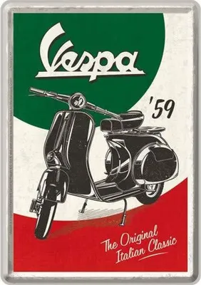 Produktbild von Nostalgic-Art - Blechpostkarte - Vespa - The Italian Classic