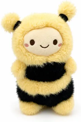 Produktbild von Biene Kuscheltier 19 cm Kawaii Plüschbiene Gelb Schwarz Weiches Stofftier Niedliche Biene Geschenk für Kinder