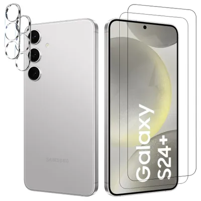 Obrázok produktu pre Ochranné sklo 4v1 na fotoaparát pre originálny Samsung Galaxy S24 Plus