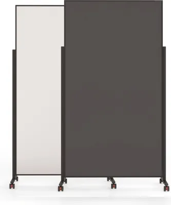 Image de Magnetoplan 1181401 Tableau blanc design VarioPin feutre gris, cadre noir