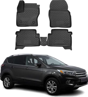 Immagine prodotto di 2013-2019 Ford Kuga tappetini TPE nero 4 pz