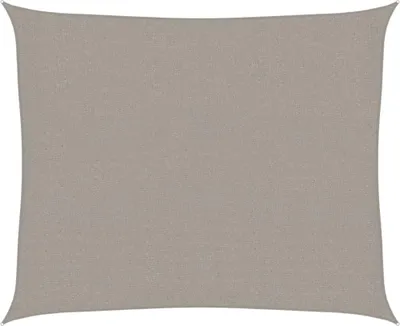 Produktbild von vidaXL Sonnensegel 160 g/m² Rechteckig Hellgrau 2,5x3 m HDPE