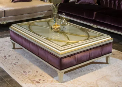 Zdjęcie produktu dla Drewniany stolik kawowy Stolik kawowy Stolik boczny Stolik designerski stolik szklany
