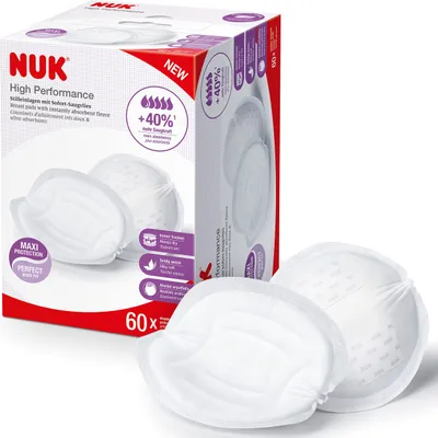 Image de NUK Coussinets d'allaitement High Performance - 60 pièces, respirant