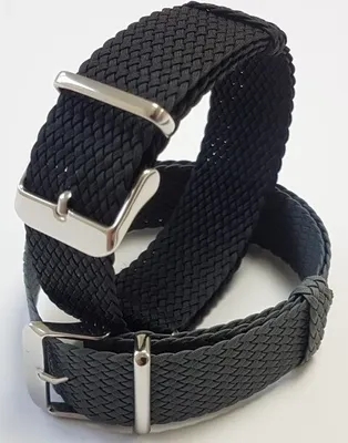 Produktbild von SELVA Nato Perlonband schwarz 22mm