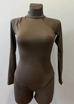 Produktbild von Schwarzer, bequemer Body für Frauen aus Nylon und Elasthan, Größe S