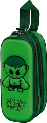 Produktbild von Marvel Hulk Bobblehead 3D Doppelfedermäppchen, Grün