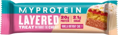 Productafbeelding van MyProtein | Gelaagde repen, smaak: vanillecake