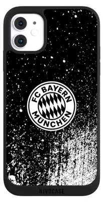 Produktbild von NIVOCASE Handyhülle für Apple iPhone 11  Hülle NIVOpure Case Schwarz FC Bayern München FCB Offizielles Lizenzprodukt