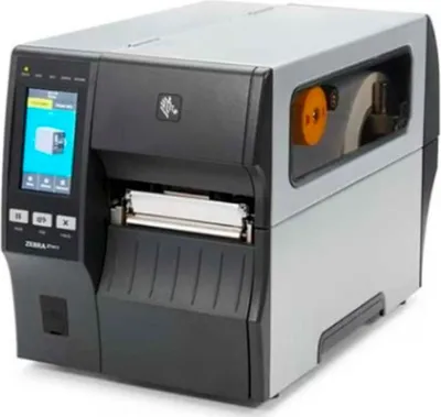 Produktbild von Zebra ZT411 203dpi Peeler Rewinder Disp. Farbe USB RS232 BT Ethernet