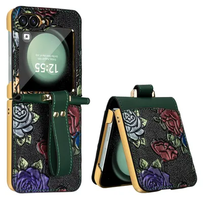 Produktbild von Für Samsung Galaxy Z Flip7 FE / Flip6 5G Hülle Handschlaufe integriertem Glas