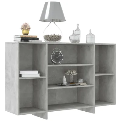 Produktbild von "2026 Aktion"Sideboard - praktischem Design - Wohnzimmerschrank - Kommde für Flur - Betongrau 120x30x75 cm Holzwerkstoff DEMöbel 2867282