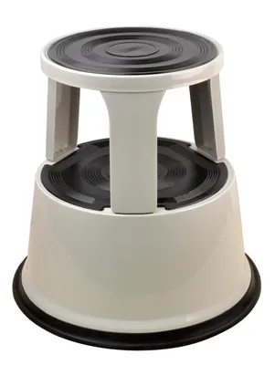 Produktbild von DESQ 60065.08 Rollhocker – 42 cm Höhe – max. 150 kg - Grau
