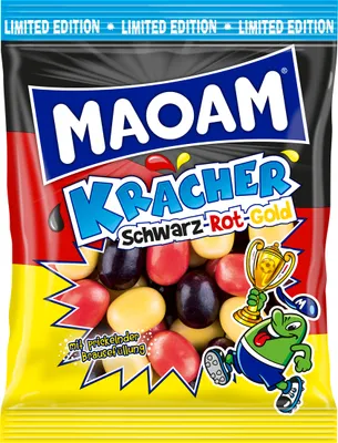 Obrázek produktu pro Maoam Kracher žvýkací bonbóny s náplní z práškového šerbetu 200g