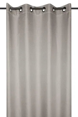 Verdunkelungsvorhang 140x260 cm beige 1 Paneel Ösen Polyester