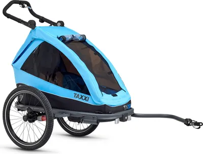 Produktbild von TAXXI ELITE One Cyan| Anhänger | Buggy | Jogger | Multifunktionaler Kinderwagen | Alleskönner für ein| Flexibles Travelsystem | 3-in-1