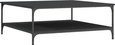 Produktbild von vidaXL Couchtisch Schwarz 100x100x40 cm Holzwerkstoff