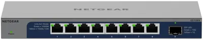 Zdjęcie produktu dla NETGEAR GS108X, Nie zarządzany, L2, Gigabit Ethernet (10/100/1000)