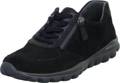 Produktbild von Gabor RollingSoft Damenschuhe - sportliche Schnür- Halbschuhe blau Freizeit